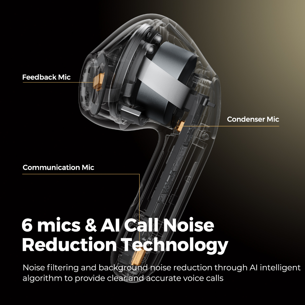 Ảnh Tai nghe không dây nhét tai SOUNDPEATS Air4 Bluetooth 5.3 có 6 micro chống ồn hiệu quả 4