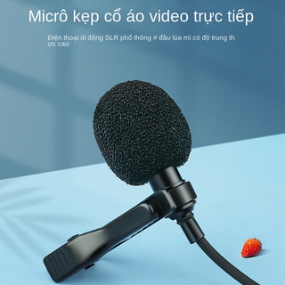 Micro Lavalier Mini Chống Ồn Di Động Đa Ứng Dụng Cho Điện Thoại / Máy Tính