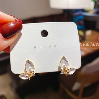 DREJEW Khuyên tai hình bướm phong cách Hàn Quốc đơn giản cá tính cho nữ