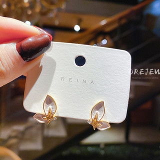DREJEW Khuyên tai hình bướm phong cách Hàn Quốc đơn giản cá tính cho nữ