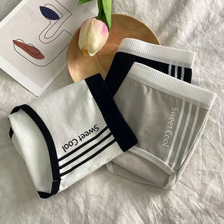 [Hàng Mới Về] Quần Lót Thể Thao Cotton Kẻ Sọc Trẻ Trung Gợi Cảm Cho Nữ 2025 deerlu09