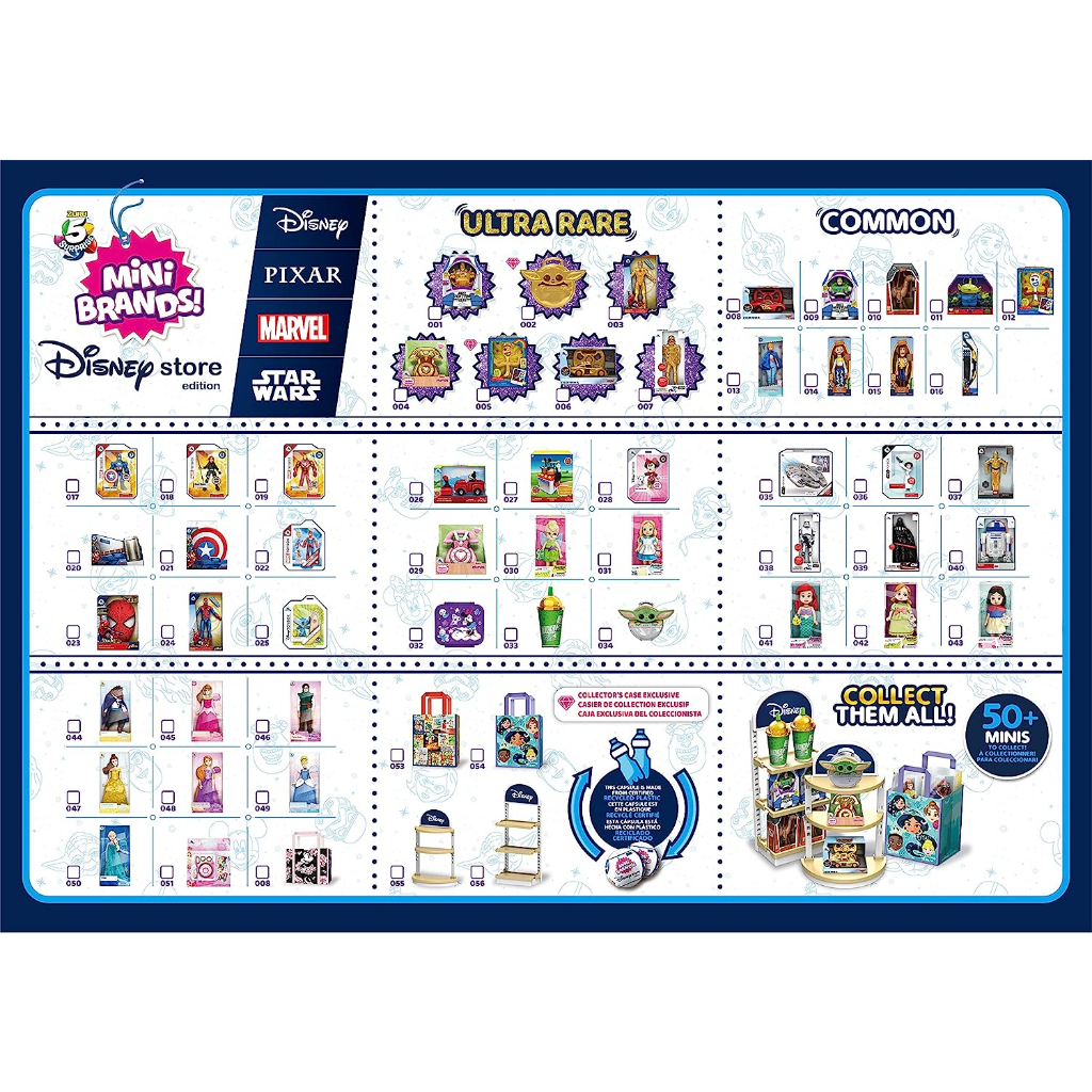 5 Surprise Mini Disney Brands Series 1 Mystery Capsule Real Miniature Disney Brands Collectible Toy By Zuru Set 5 Mô Hình Các Thương Hiệu Mini Disney Series 1 Mystery Capsule