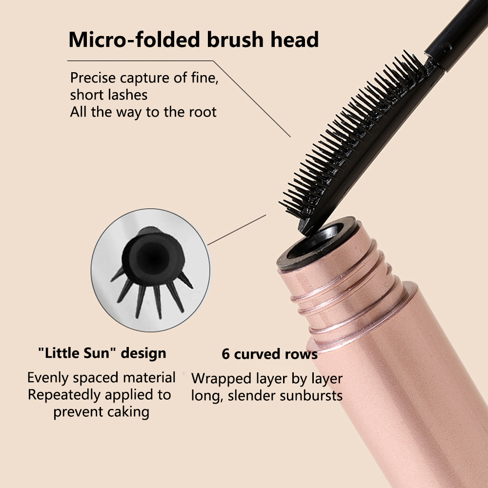 Ảnh Mascara MAANGE màu đen chuốt mi cong dài dày chống nước và mồ hôi 3