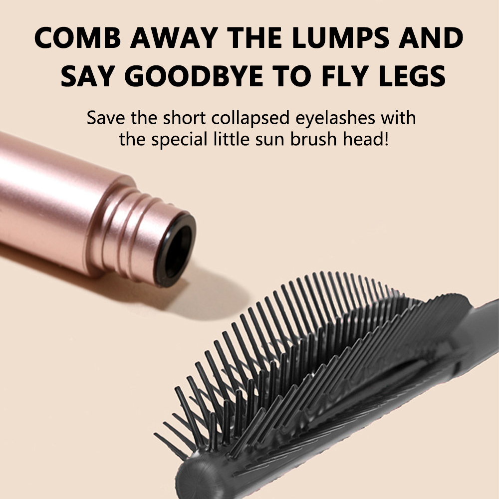 Ảnh Mascara MAANGE màu đen chuốt mi cong dài dày chống nước và mồ hôi 4