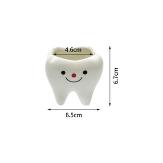 1 cái chậu gốm trắng trồng cây mọng nước phong cách hiện đại, chậu hoa nhỏ để bàn làm việc, văn phòng, đựng bút chì, trồng xương rồng, quà tặng cho người lớn/trẻ em/phụ nữ/nha sĩ