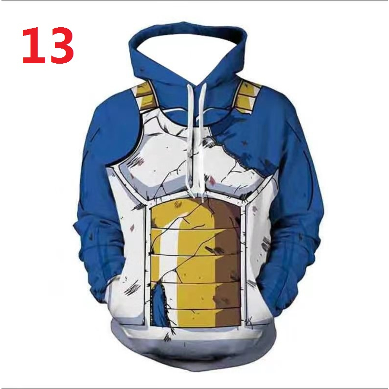 Áo Khoác Hoodie In Hình Dragon ball 3D