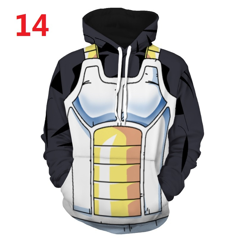 Áo Khoác Hoodie In Hình Dragon ball 3D