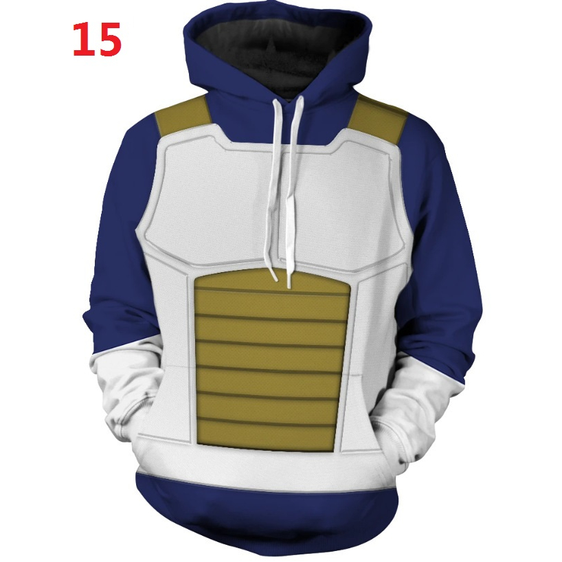 Áo Khoác Hoodie In Hình Dragon ball 3D