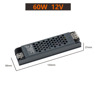 Chất Lượng Cao Siêu Mỏng LED Chiếu Sáng Transformers DC 12V 24V Nguồn Điện 60W 100W 200W 300W Bộ Chuyển Đổi Trình Điều Khiển LED