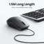 Chuột quang có dây Ugreen 1.5m USB 3.0 1200DPI thích hợp cho PC/ Mac/ Linux/ laptop