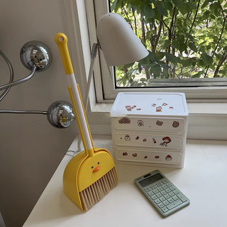 Bộ Đồ Chơi Gia Đình Vịt Quét Nhà Mini Dễ Thương