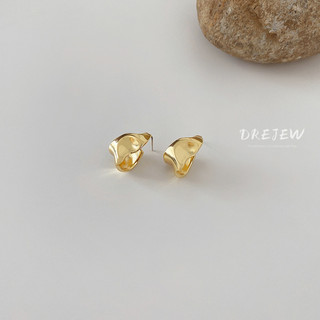 DREJEW Bông Tai Bạc 925 Kiểu Dáng Không Đối Xứng Độc Đáo Thời Trang Hàn Quốc Cho Nữ