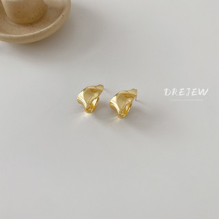 DREJEW Bông Tai Bạc 925 Kiểu Dáng Không Đối Xứng Độc Đáo Thời Trang Hàn Quốc Cho Nữ