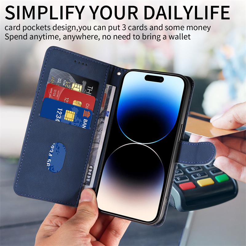 Dành Cho Samsung Galaxy A3 A5 A7 A8 A9 2016 2017 2018 A310 A510 A320 A520 A750 A03 Core A03S Ốp Lưng Ví Da PU Có Khe Cắm Thẻ Đứng Vỏ Lật Chống Sốc