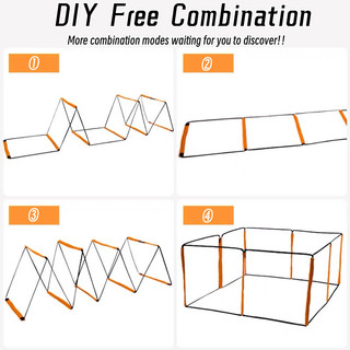 Thiết bị tập thể dục thể chất trong nhà dành cho trẻ em thang agile có thể gập lại 3d trang chủ thang nhảy tốc độ ngoài trời thang lưới phối hợp bước đào tạo thang đào tạo bóng đá
