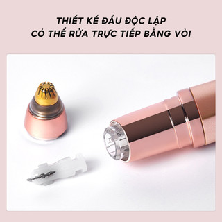 Bút Tỉa Lông Mày Làm Đẹp Đa Năng Có Thể Sạc Lại Kèm Dụng Cụ Cạo Lông Mày