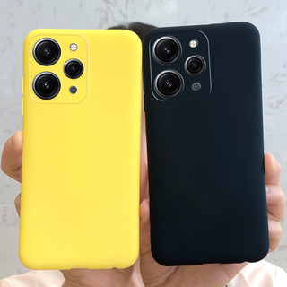 Ốp Điện Thoại Silicone Mềm Màu Kẹo Chống Sốc Cho Xiaomi Redmi 12 Case 2023 Xiomi Redmi 12 Redmi12 12R