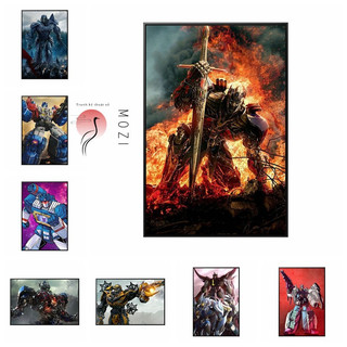 MOZI✨Máy biến áp 40*50cm tranh tô màu theo số tranh tô màu số hoá tranh sơn dầu số  tranh số hóa gam tranh sơn dầu số hoá sơn acrylic Tranh tô số hoáTransformers Tranh Sơn Dầu Tự Làm Hình Robot Biến Hình Độc Đáo