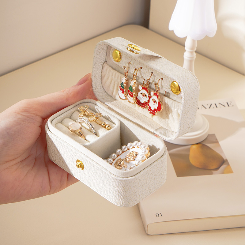 Casegrace Hộp Đựng Trang Sức Du Lịch Hộp Đựng Trang Sức Hộp Đựng Trang Sức Kotak barang kemas cincin rantai