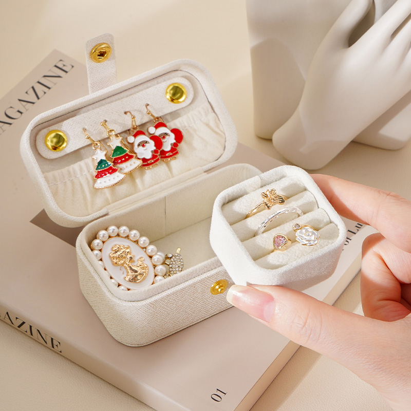 Casegrace Hộp Đựng Trang Sức Du Lịch Hộp Đựng Trang Sức Hộp Đựng Trang Sức Kotak barang kemas cincin rantai