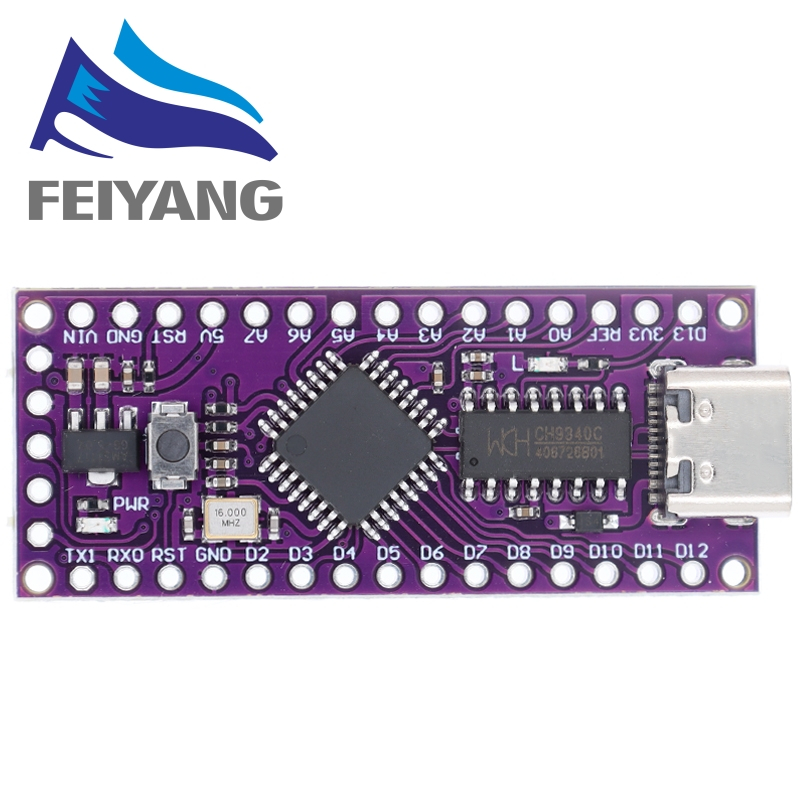 Usb Loại C Tương Thích Với ATMEGA328 Nano V3.0 LGT8F328P-LQFP32 MiniEVB ...