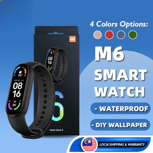 M6 Đồng Hồ Thông Minh Chống Nước Theo Dõi Sức Khỏe Kỹ Thuật Số Bluetooth Ngoài Trời Tập Thể Dục Theo Dõi Nhịp Tim Sức Khỏe Đồng Hồ Thông Minh Smartwatch Bluetooth