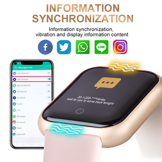 Y68 Đồng Hồ Thông Minh Thể Thao Ban Nhạc Bluetooth Dây Đeo Tay Màn Hình Theo Dõi Máu Màn Hình Đồng Hồ Thông Minh Smartwatch Nam Nữ