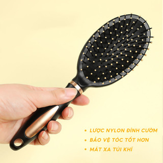 Lược Chải Tóc Mát Xa Da Đầu Chống Tĩnh Điện Chất Lượng Cao