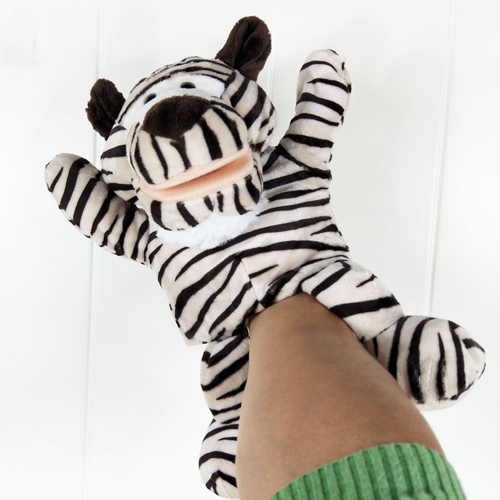 Trẻ sơ sinh Mới về Hổ Sọc Đồ chơi sang trọng Con rối tay | Shopee Việt Nam