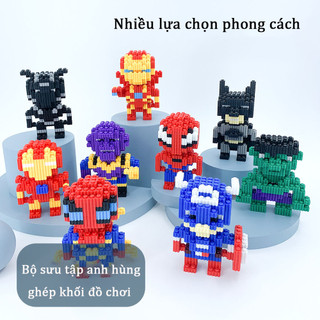 Đồ Chơi Lắp Ráp Mô Hình Nhân Vật Hoạt Hình Anh Hùng Dễ Thương