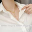 Vòng cổ titan không gỉ mạ vàng 18k thiết kế mặt hình bướm phun cát ánh kim thời trang sang trọng dành cho nữ