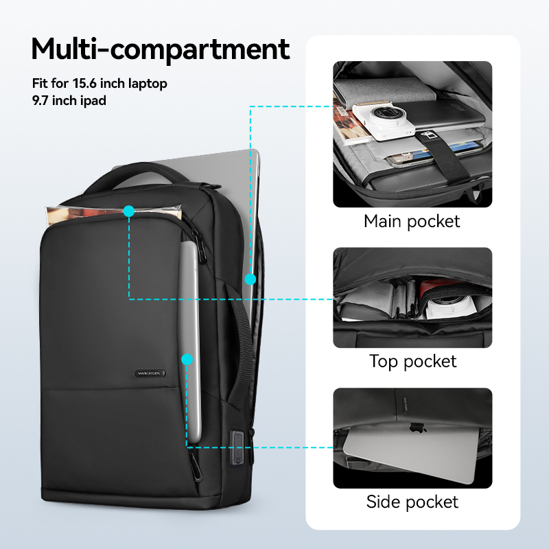 Balo laptop MARK RYDEN siêu mỏng phong cách doanh nhân