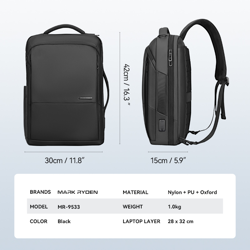 Balo laptop MARK RYDEN siêu mỏng phong cách doanh nhân