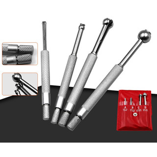 4 Máy đo lỗ nhỏ Bộ đồng hồ đo kính thiên văn Máy đo loại bóng đầy đủ 0,125 - 0,5 "4 chiếc Full-Ball Lỗ khoan nhỏ Gage chính xác