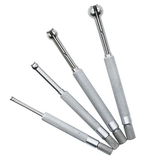4 Máy đo lỗ nhỏ Bộ đồng hồ đo kính thiên văn Máy đo loại bóng đầy đủ 0,125 - 0,5 "4 chiếc Full-Ball Lỗ khoan nhỏ Gage chính xác