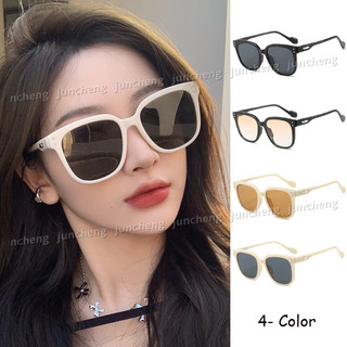 Hàn Quốc Mới Thời Trang Vuông Kính Mát Nữ Khung Lớn Màu Đen Tan Gradient Kính Mắt Cao Cấp Retro Chống Tia UV Đi Biển Bóng Cho Nữ Nam