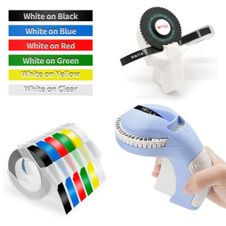 Máy In Nhãn Bánh Xe Cầm Tay B90 3D Motex E-101 Nhiều Màu 9Mmx3M