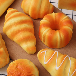 Đồ chơi nắn bóp giảm căng thẳng mô phỏng hình bánh mì cho người lớn loại bỏ tâm trạng tồi tệ