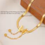 Vòng cổ titan không gỉ mạ vàng 18k thiết kế mặt hình bướm phun cát ánh kim thời trang sang trọng dành cho nữ