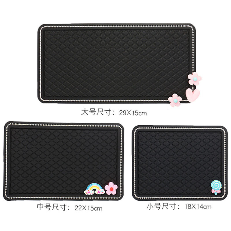 Thảm Dán Chống Trượt Chịu Nhiệt Độ Cao 26x15cm Cho Điện Thoại Gps