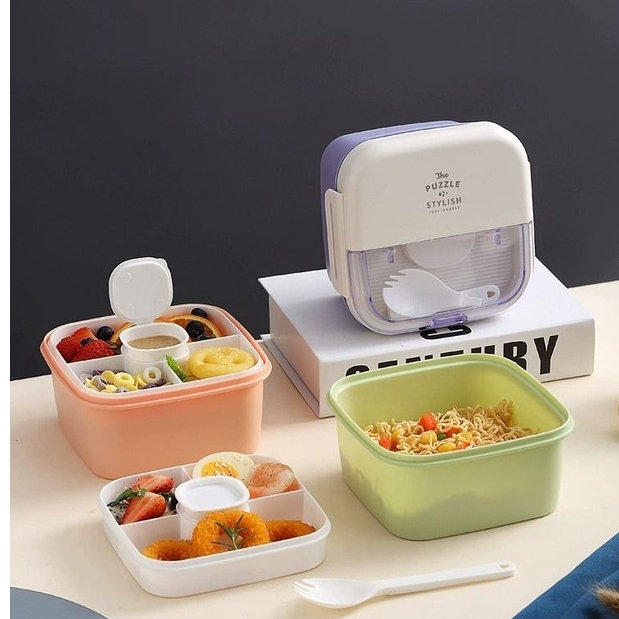 Hộp cơm Cách Nhiệt Phong Cách Nhật Bản Tiện Dụng Mang Theo Dã Ngoại Hộp cơm trưa cách nhiệt Kulomi  hộp bento cho học sinh  Hộp bento kiểu Nhật  Hộp cơm trưa  Hộp bento  Picnic hộp  Lò vi sóng cầm tay giữ tươi hộp ăn cho nhân viên văn phòng