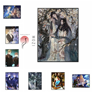 MOZI✨hoàng tử nàng tiên cá 40*50cm tranh tô màu theo số tranh tô màu số hoá tranh sơn dầu số  tranh số hóa gam tranh sơn dầu số hoá sơn acrylic  tranh số hoá sơn dầu tô màu theo số Tranh Sơn Dầu Tự Làm Hình Nàng Tiên Cá Lamborghini