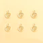 Set 30 Mặt Vòng cổ Hợp Kim Khắc Chữ Fu Phong Cách Trung Hoa Sáng Tạo