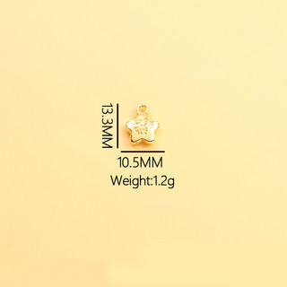 Set 15 Mặt Vòng cổ Hình Ngôi Sao Năm Cánh Phong Cách Trung Hoa Mới