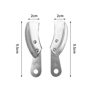 2 cái / cặp vật liệu nha khoa khay miệng lấy dấu khay nha khoa khay thép không gỉ non-đục lỗ