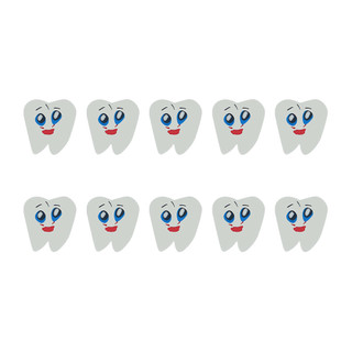50 cái tẩy cao su hình răng dễ thương tẩy bút chì cho trẻ em vẽ viết