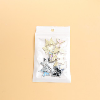 Set 10 Mặt Vòng cổ Hình Bướm Tráng Men Nhiều Màu