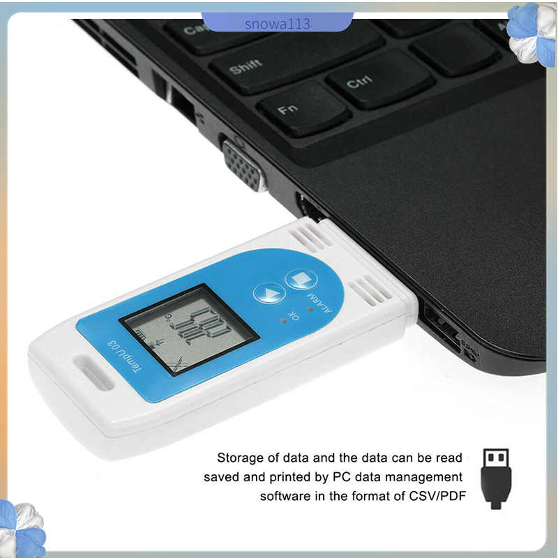 Bán nóng LCD USB Bộ ghi dữ liệu nhiệt độ và ẩm PDF GSP Datalogger ...