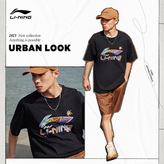 Li NING Áo thun cầu lông Bóng bàn Quần áo thể thao dành cho nam nữ Bóng bàn thi đấu Áo sơ mi tập luyện Baskteball Trainingf Áo thun thể thao Casula Top