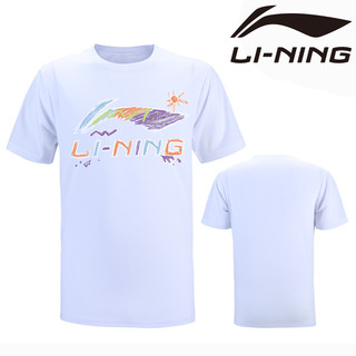 Li NING Áo thun cầu lông Bóng bàn Quần áo thể thao dành cho nam nữ Bóng bàn thi đấu Áo sơ mi tập luyện Baskteball Trainingf Áo thun thể thao Casula Top